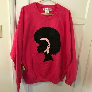 Pink Breast Cancer Survivor Sweatshirt 2XL
